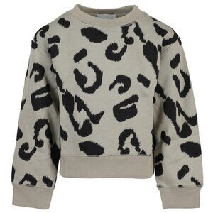Stella McCartney Kids Leo print organic cotton sweater size 14